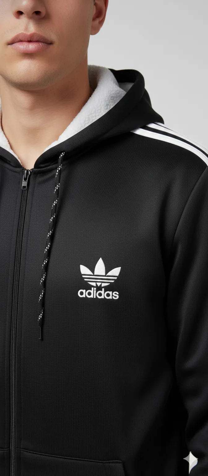 Adi Stripes zipper Tracksuit