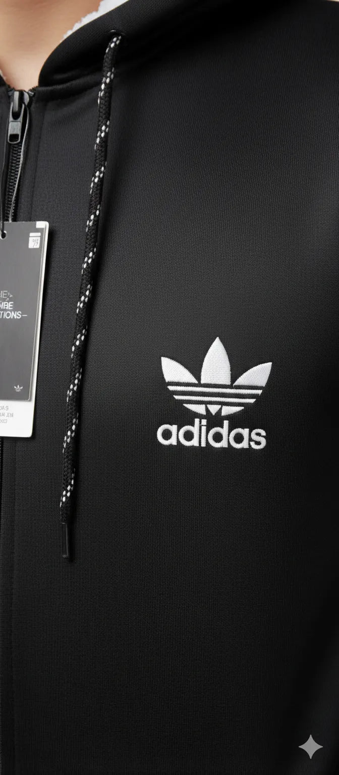 Adi Stripes zipper Tracksuit