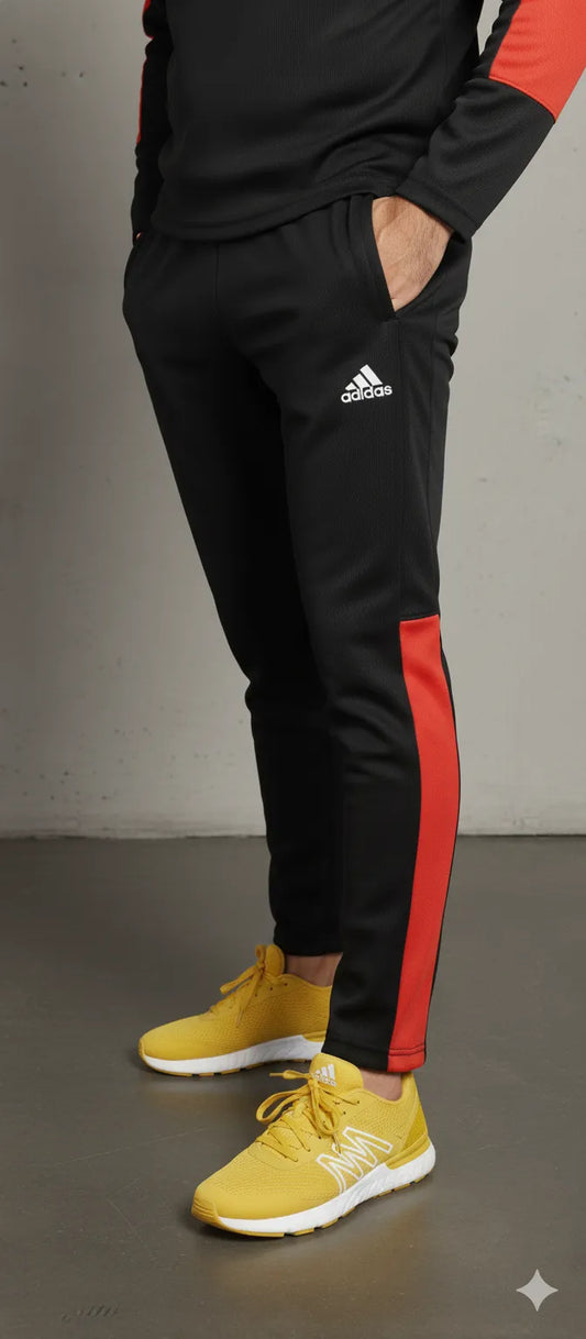 Men's Full sleeve's Tracksuit "Adidas"Red ♥️