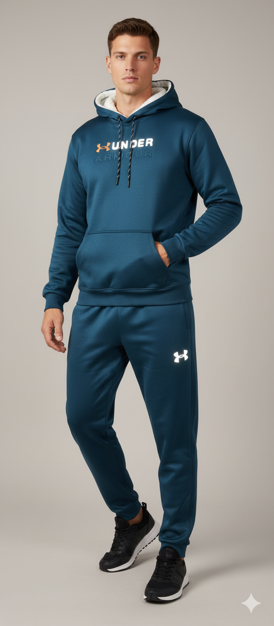 Winter Hoodie Tracksuit Blue 🔵